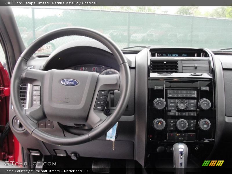 Redfire Metallic / Charcoal 2008 Ford Escape Limited