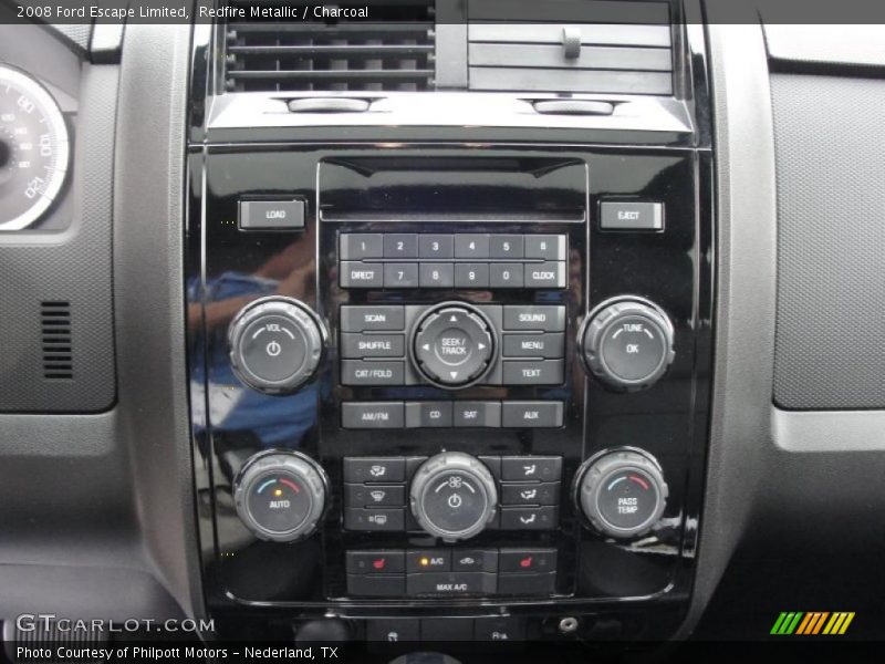 Redfire Metallic / Charcoal 2008 Ford Escape Limited