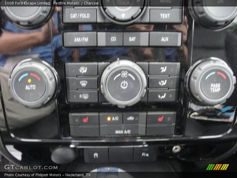 Redfire Metallic / Charcoal 2008 Ford Escape Limited