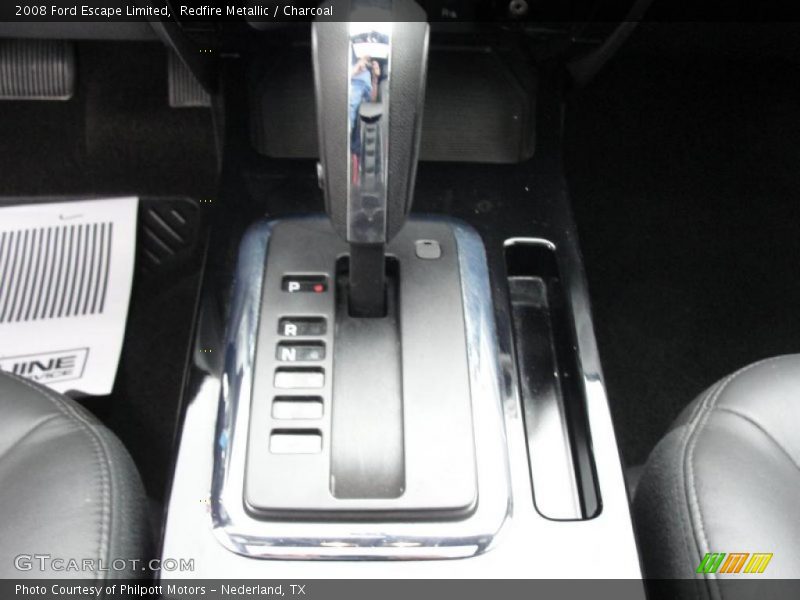 Redfire Metallic / Charcoal 2008 Ford Escape Limited