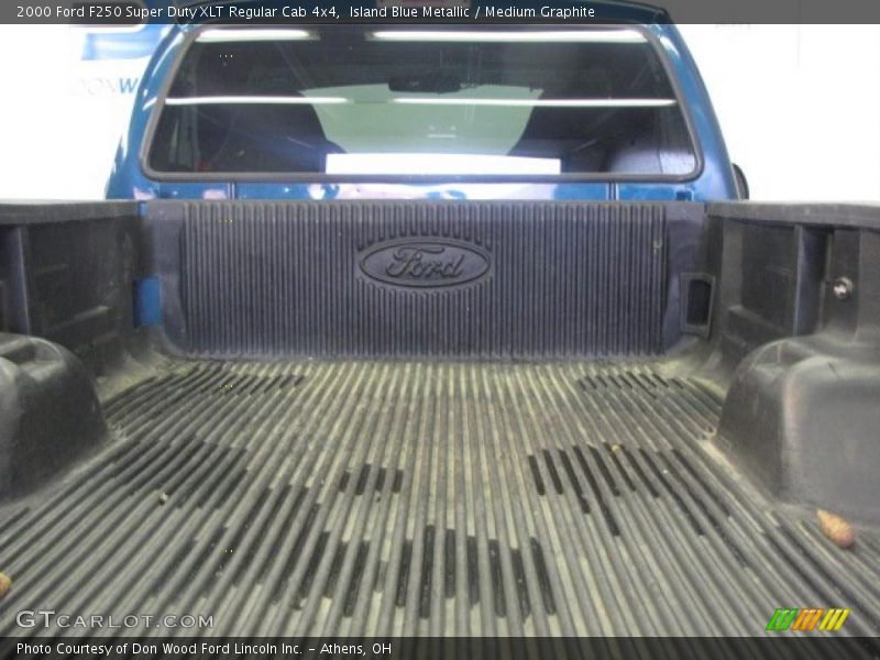 Island Blue Metallic / Medium Graphite 2000 Ford F250 Super Duty XLT Regular Cab 4x4
