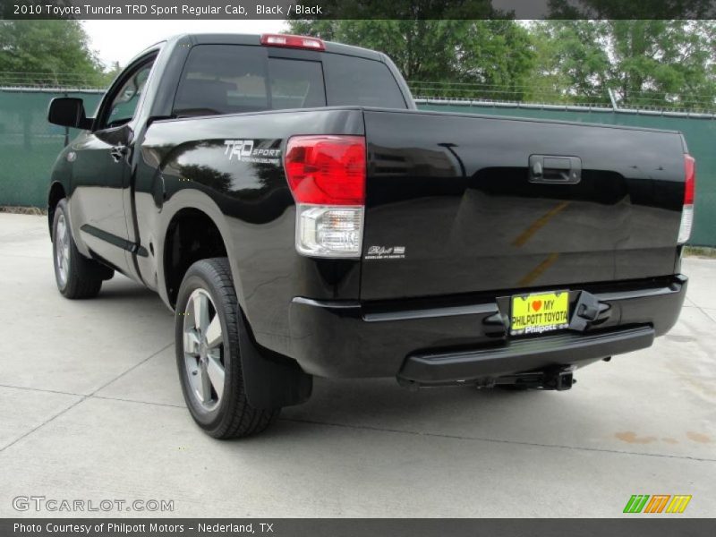 Black / Black 2010 Toyota Tundra TRD Sport Regular Cab