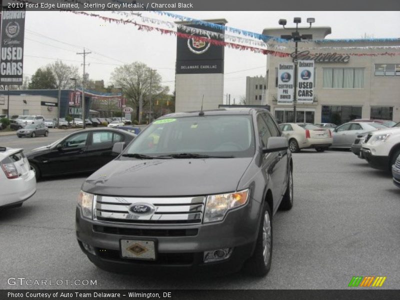 Sterling Grey Metallic / Charcoal Black 2010 Ford Edge Limited