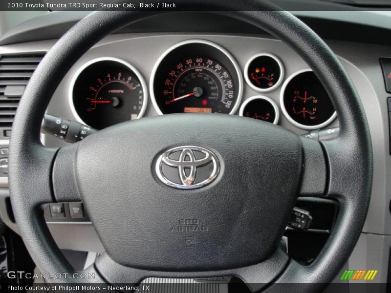 Black / Black 2010 Toyota Tundra TRD Sport Regular Cab