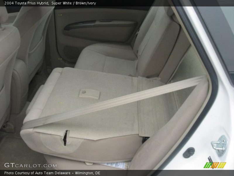 Super White / Brown/Ivory 2004 Toyota Prius Hybrid