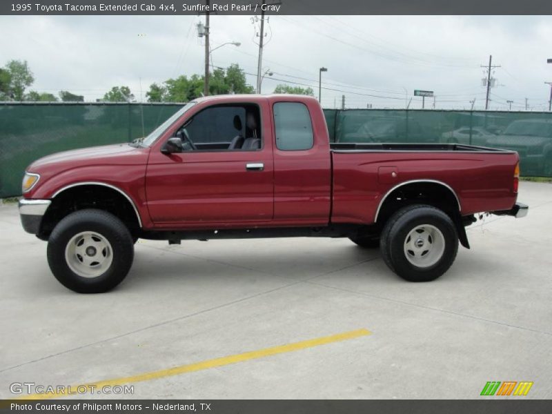  1995 Tacoma Extended Cab 4x4 Sunfire Red Pearl