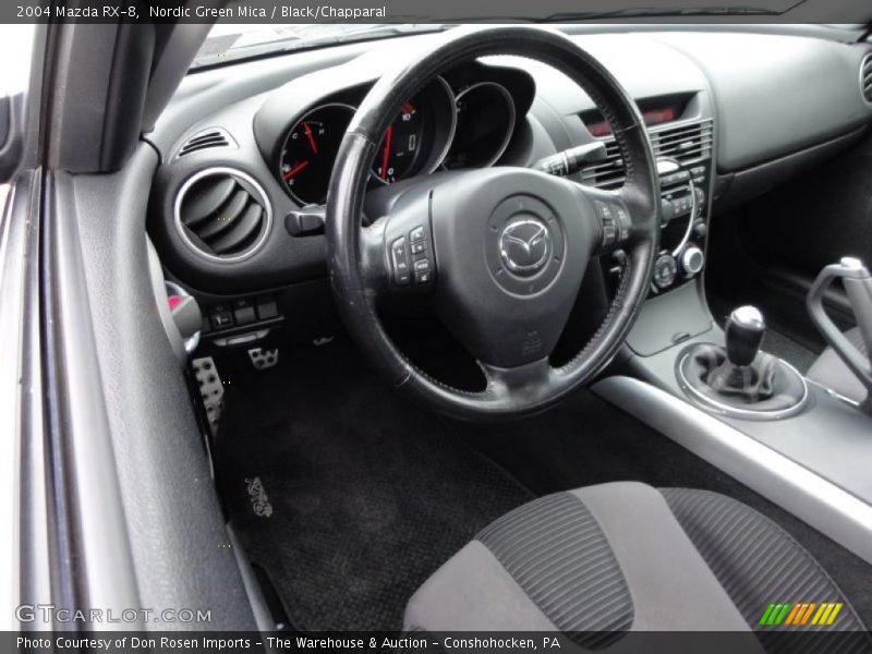 Nordic Green Mica / Black/Chapparal 2004 Mazda RX-8
