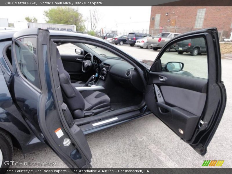 Nordic Green Mica / Black/Chapparal 2004 Mazda RX-8