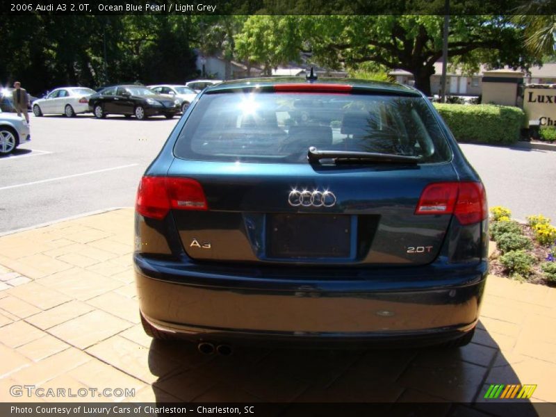 Ocean Blue Pearl / Light Grey 2006 Audi A3 2.0T