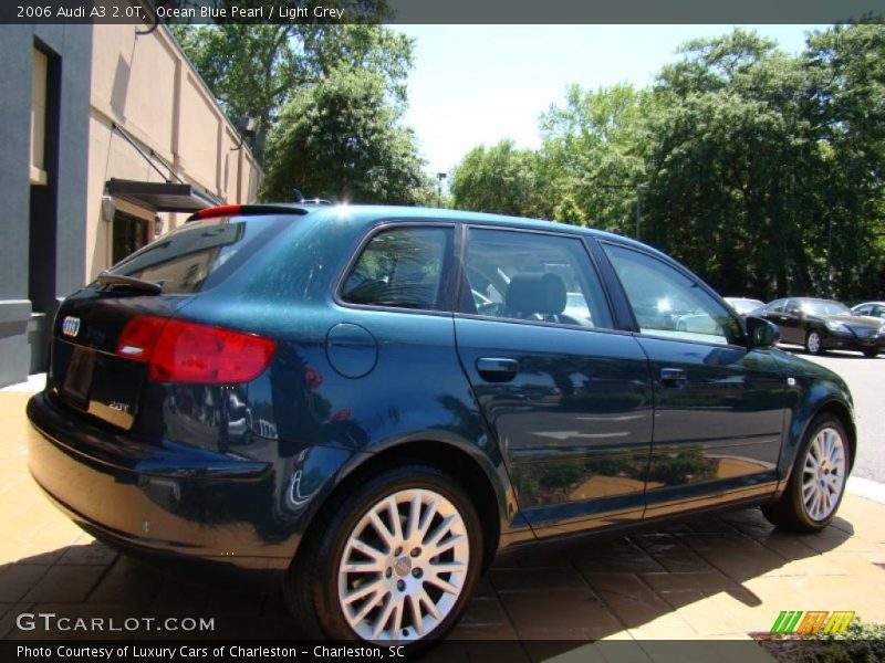 Ocean Blue Pearl / Light Grey 2006 Audi A3 2.0T