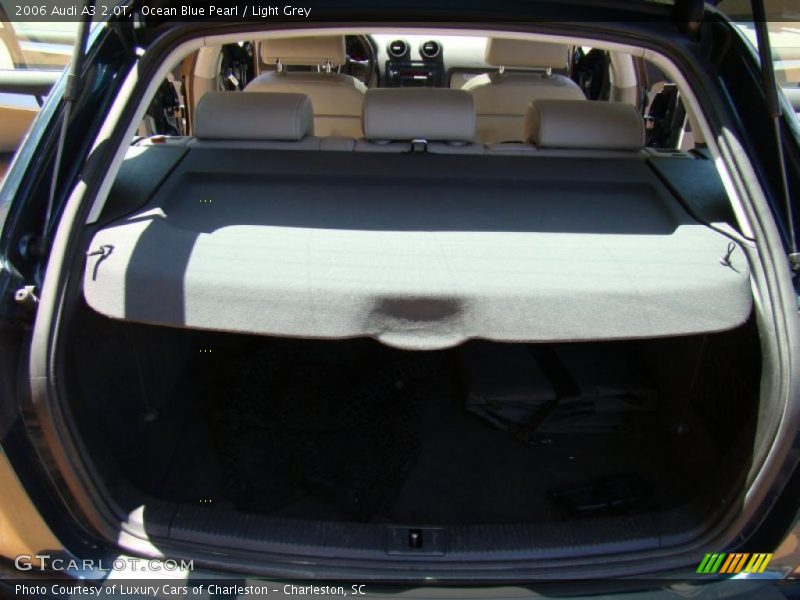 Ocean Blue Pearl / Light Grey 2006 Audi A3 2.0T