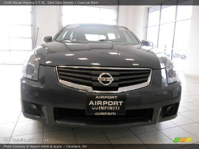 Dark Slate Metallic / Charcoal Black 2008 Nissan Maxima 3.5 SE