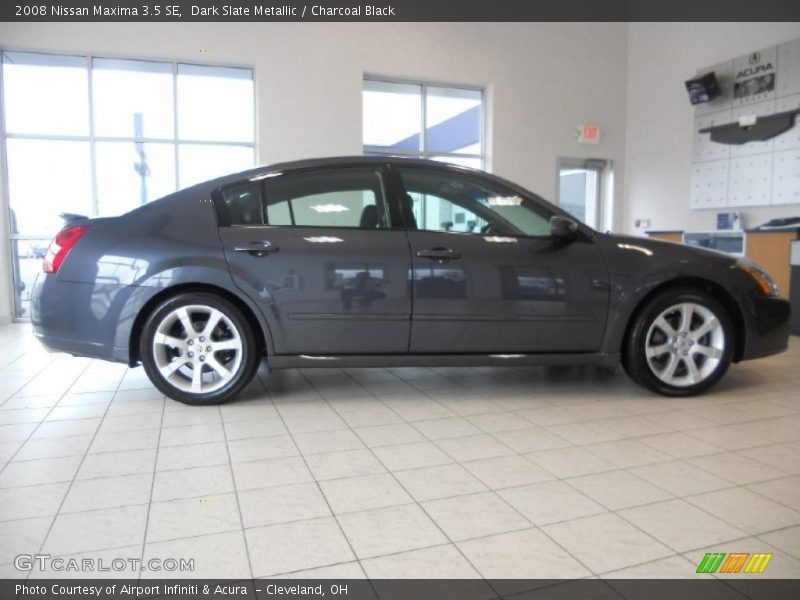Dark Slate Metallic / Charcoal Black 2008 Nissan Maxima 3.5 SE