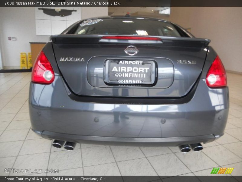 Dark Slate Metallic / Charcoal Black 2008 Nissan Maxima 3.5 SE