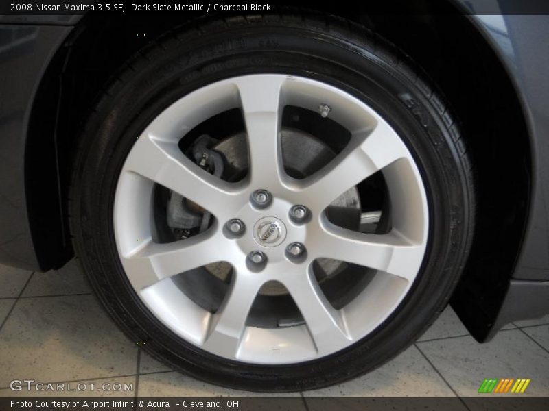 Dark Slate Metallic / Charcoal Black 2008 Nissan Maxima 3.5 SE