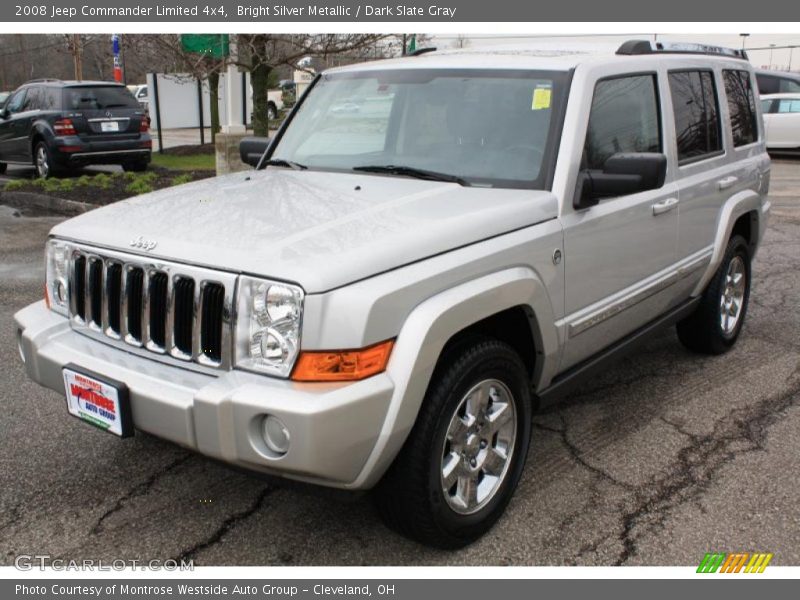 Bright Silver Metallic / Dark Slate Gray 2008 Jeep Commander Limited 4x4