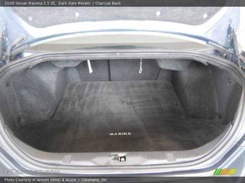 Dark Slate Metallic / Charcoal Black 2008 Nissan Maxima 3.5 SE