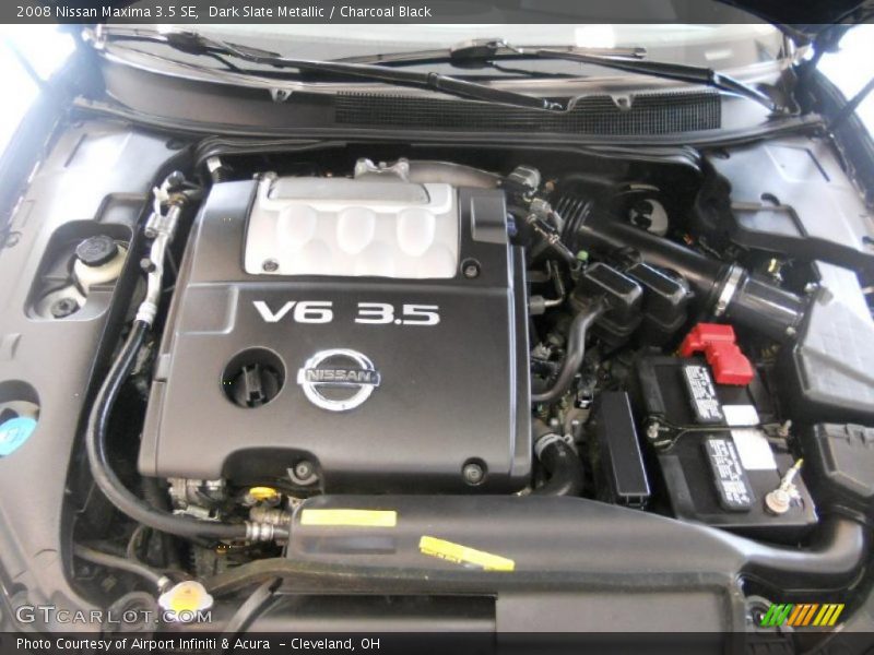 Dark Slate Metallic / Charcoal Black 2008 Nissan Maxima 3.5 SE