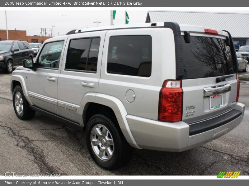Bright Silver Metallic / Dark Slate Gray 2008 Jeep Commander Limited 4x4
