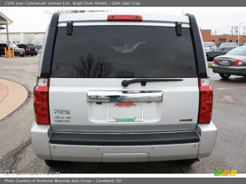 Bright Silver Metallic / Dark Slate Gray 2008 Jeep Commander Limited 4x4