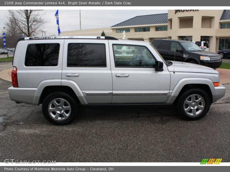 Bright Silver Metallic / Dark Slate Gray 2008 Jeep Commander Limited 4x4