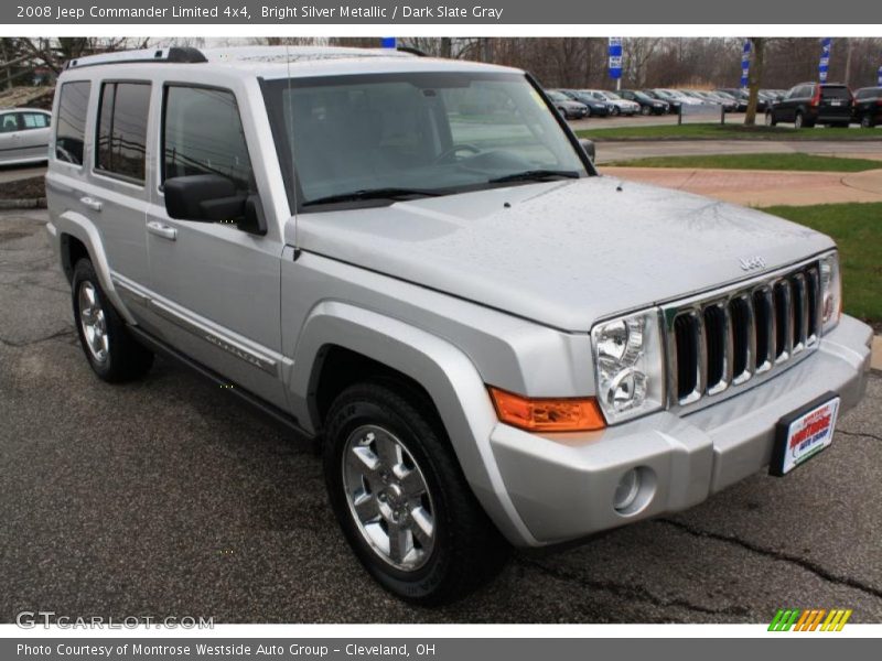 Bright Silver Metallic / Dark Slate Gray 2008 Jeep Commander Limited 4x4