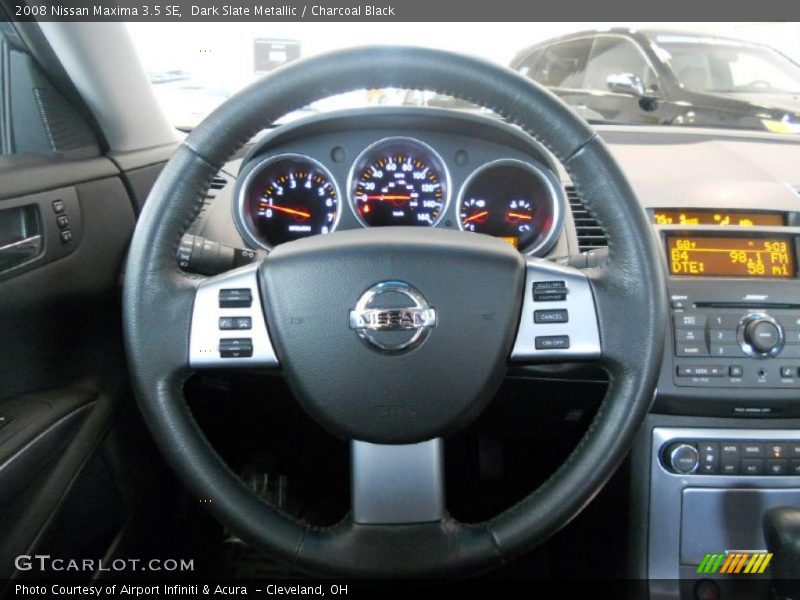 Dark Slate Metallic / Charcoal Black 2008 Nissan Maxima 3.5 SE