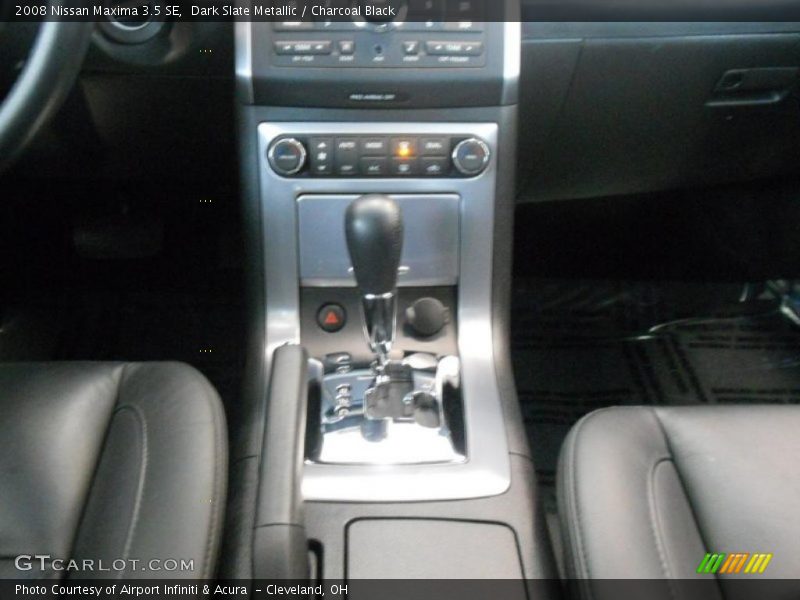 Dark Slate Metallic / Charcoal Black 2008 Nissan Maxima 3.5 SE