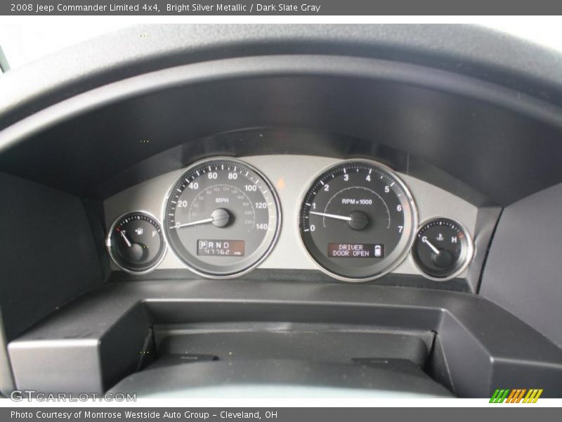 Bright Silver Metallic / Dark Slate Gray 2008 Jeep Commander Limited 4x4