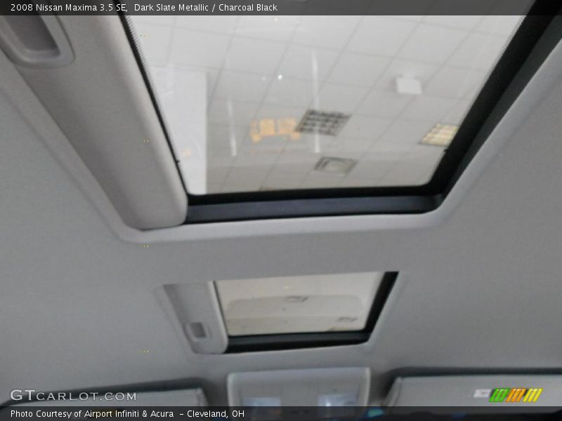 Dark Slate Metallic / Charcoal Black 2008 Nissan Maxima 3.5 SE