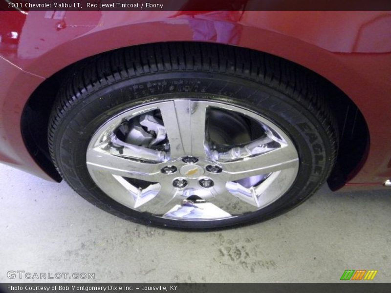 Red Jewel Tintcoat / Ebony 2011 Chevrolet Malibu LT