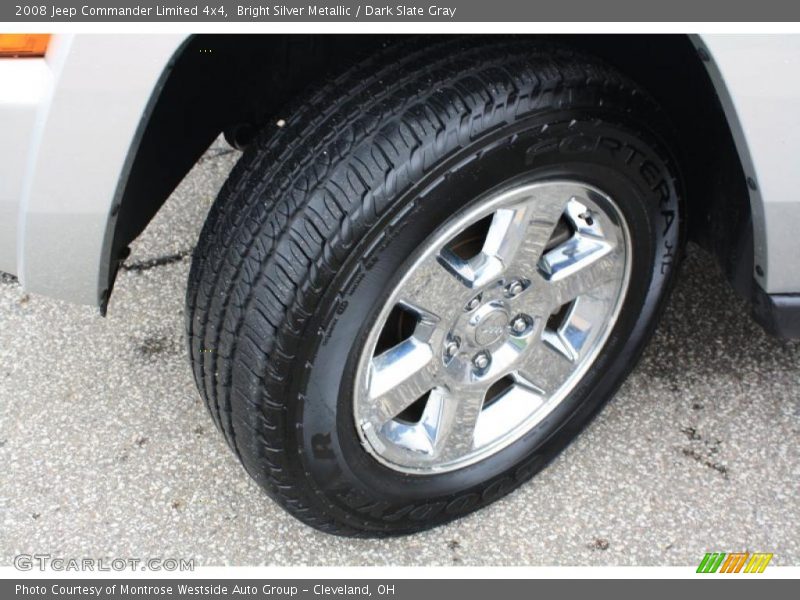 Bright Silver Metallic / Dark Slate Gray 2008 Jeep Commander Limited 4x4