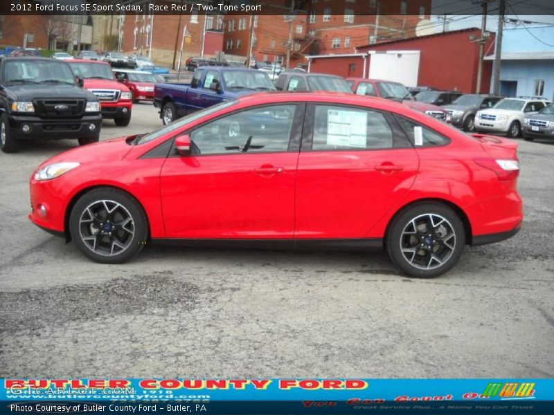 Race Red / Two-Tone Sport 2012 Ford Focus SE Sport Sedan