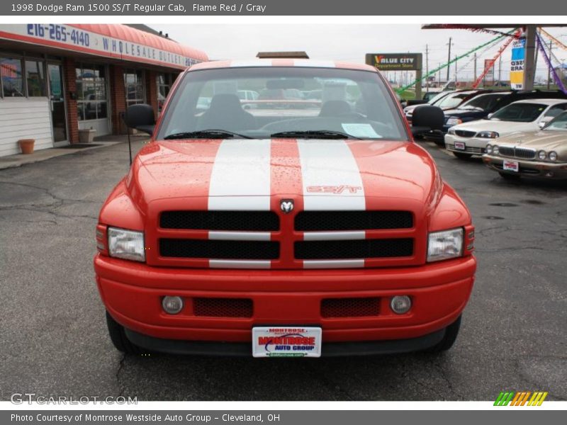 Flame Red / Gray 1998 Dodge Ram 1500 SS/T Regular Cab