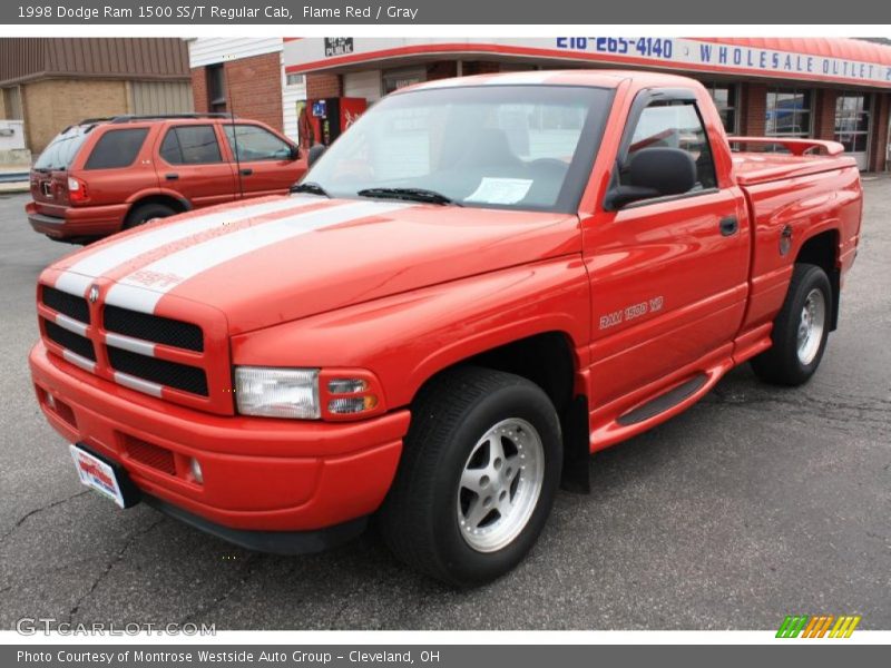 Flame Red / Gray 1998 Dodge Ram 1500 SS/T Regular Cab