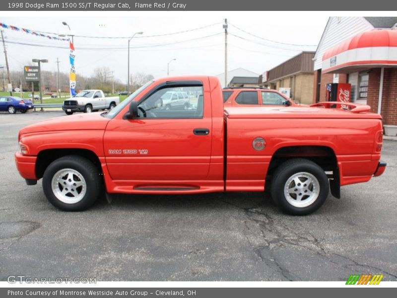 Flame Red / Gray 1998 Dodge Ram 1500 SS/T Regular Cab