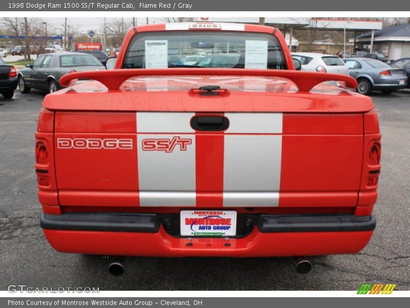 Flame Red / Gray 1998 Dodge Ram 1500 SS/T Regular Cab