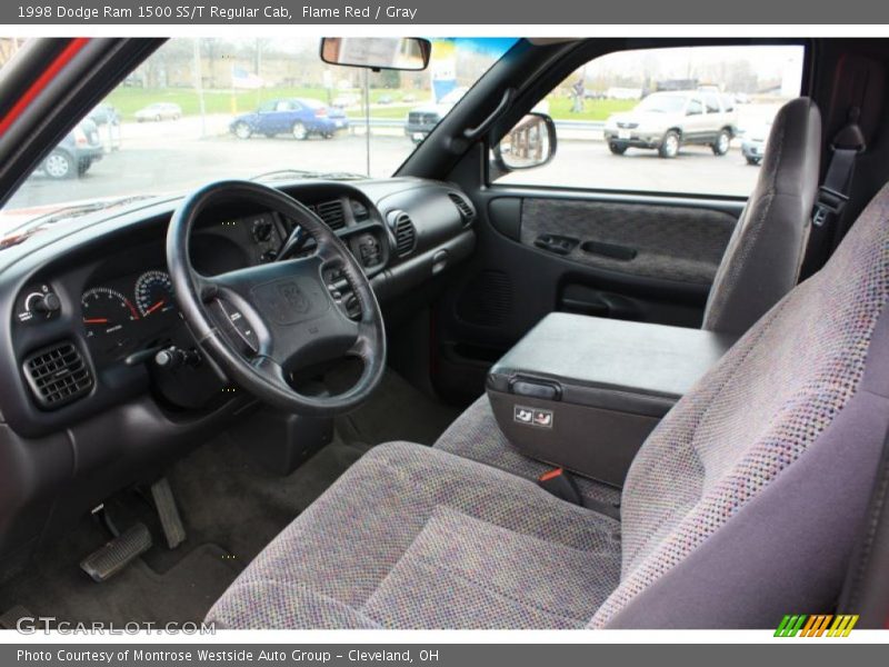 Flame Red / Gray 1998 Dodge Ram 1500 SS/T Regular Cab
