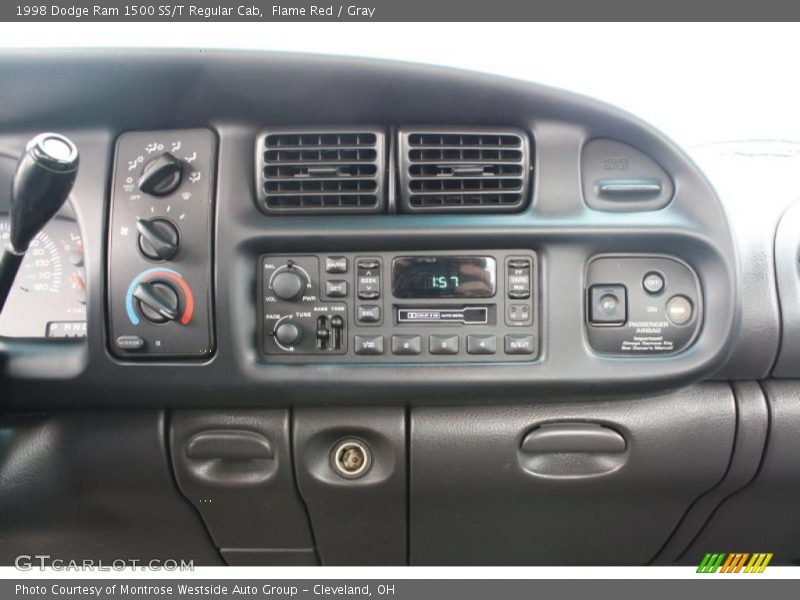 Flame Red / Gray 1998 Dodge Ram 1500 SS/T Regular Cab