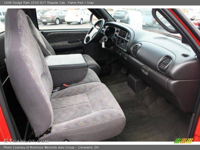 Flame Red / Gray 1998 Dodge Ram 1500 SS/T Regular Cab