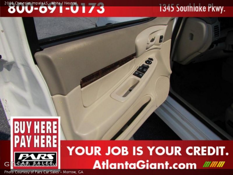 White / Neutral 2001 Chevrolet Impala LS