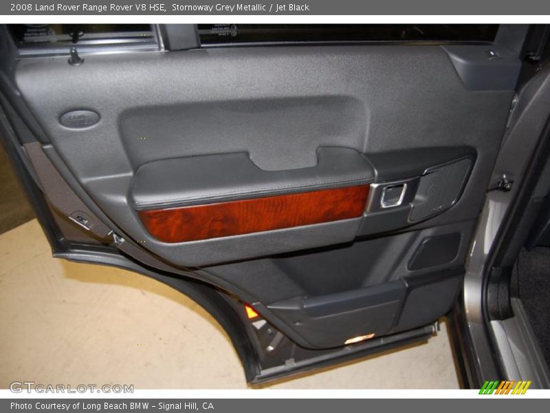 Stornoway Grey Metallic / Jet Black 2008 Land Rover Range Rover V8 HSE