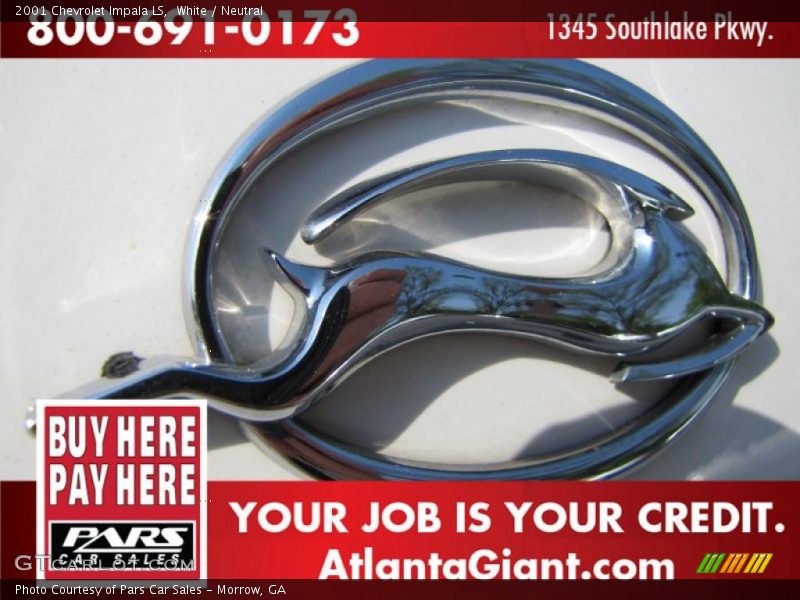 White / Neutral 2001 Chevrolet Impala LS