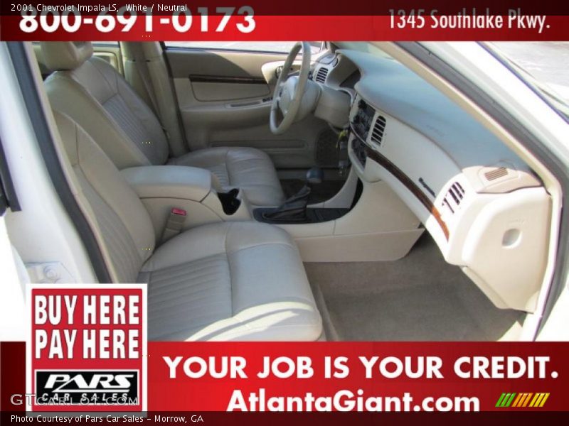 White / Neutral 2001 Chevrolet Impala LS