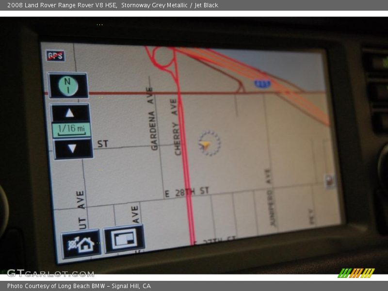 Stornoway Grey Metallic / Jet Black 2008 Land Rover Range Rover V8 HSE