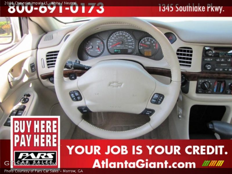 White / Neutral 2001 Chevrolet Impala LS