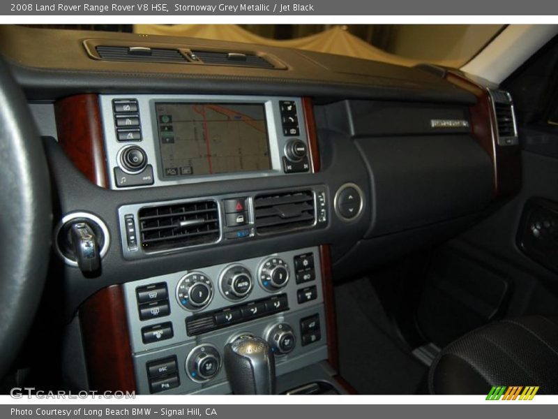 Stornoway Grey Metallic / Jet Black 2008 Land Rover Range Rover V8 HSE