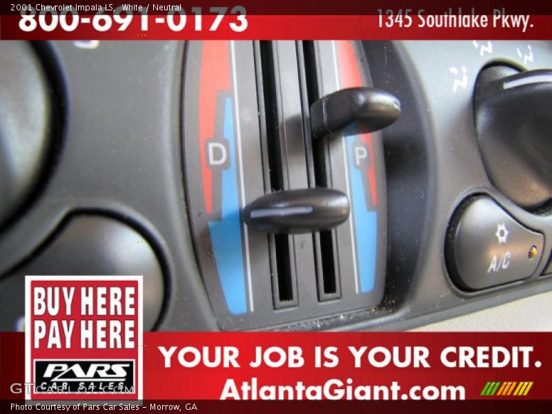 White / Neutral 2001 Chevrolet Impala LS