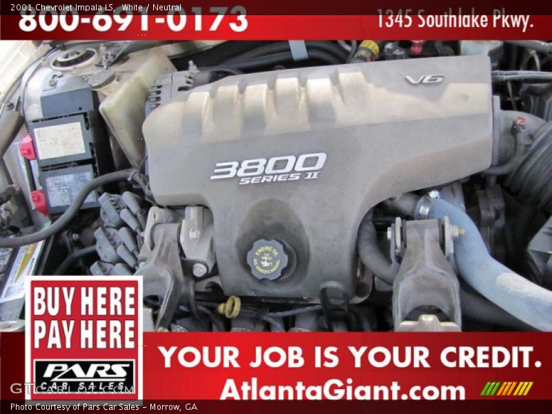 White / Neutral 2001 Chevrolet Impala LS