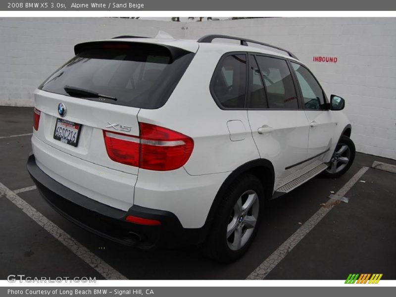 Alpine White / Sand Beige 2008 BMW X5 3.0si